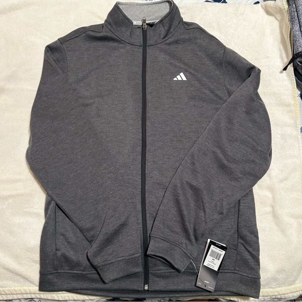 Adidas Gray Full-Zip Jacket
